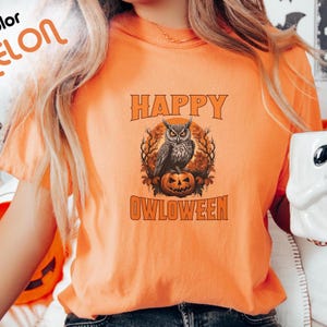 Spooky Owl Shirt, Halloween Owl Tee, Owl Witch Shirt, Hoot Halloween, Owl Costume Tee, Owl Pumpkin Tee, Haunted Owl Shirt, Owl Ghost Shirt