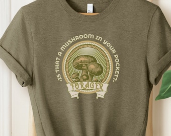 Funny Morel Mushroom Hunting T-Shirt: Vintage Forager Tee