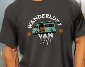 Van Life T-Shirt: Wanderlust Road Trip Apparel