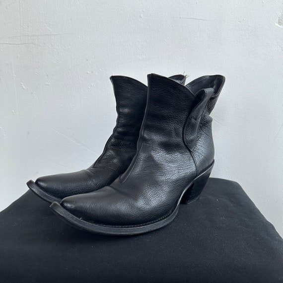 Vintage Gianni Barbato Cowboy Leather Boots - Etsy display picture 1
