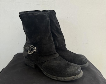 Vintage Avant Garde Boots Shoes Leather Style Rick Owens