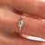 Crossover Triple Ring 14K Gold Pave Diamond Rolling Ring Gold Triple ...