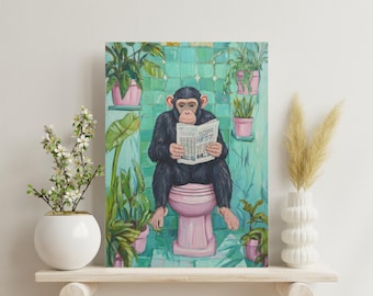 モールアート☆チンパンジー チンパンジー 猿 オブジェ オーナメント ガーデンオーナメント