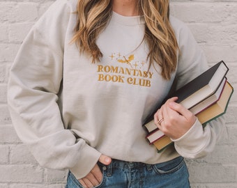 Embroidered Romantasy Book Club Crewneck Sweatshirt