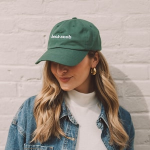 Embroidered Book Snob Dad Hat