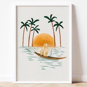FRAMED Golden Doodle Art Print - Dog Wall Decor