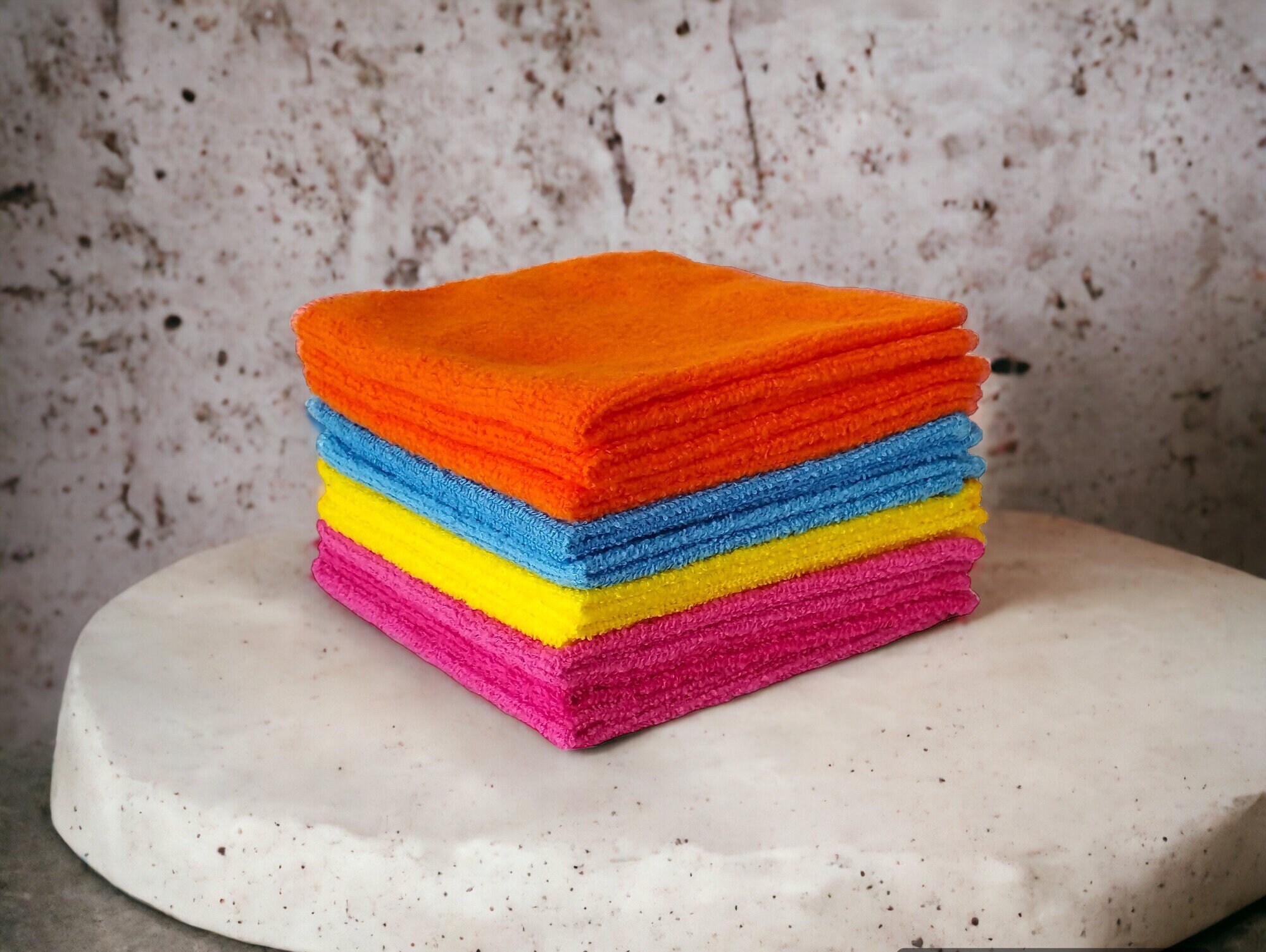 15Pcs Microfiber Dish Towels - Soft, Super Absorbent and Lint Free