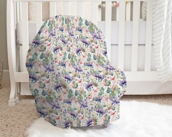 Floral Fairy Car Seat Cover, Nursing Cover, High Chair Cover, Shopping Cart Cover, Infinity Scarf, Multi-Use Cover, 5-In-1 Baby Shower Gift