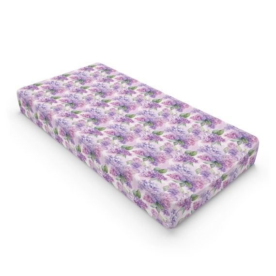 Lavender changing top pad cover
