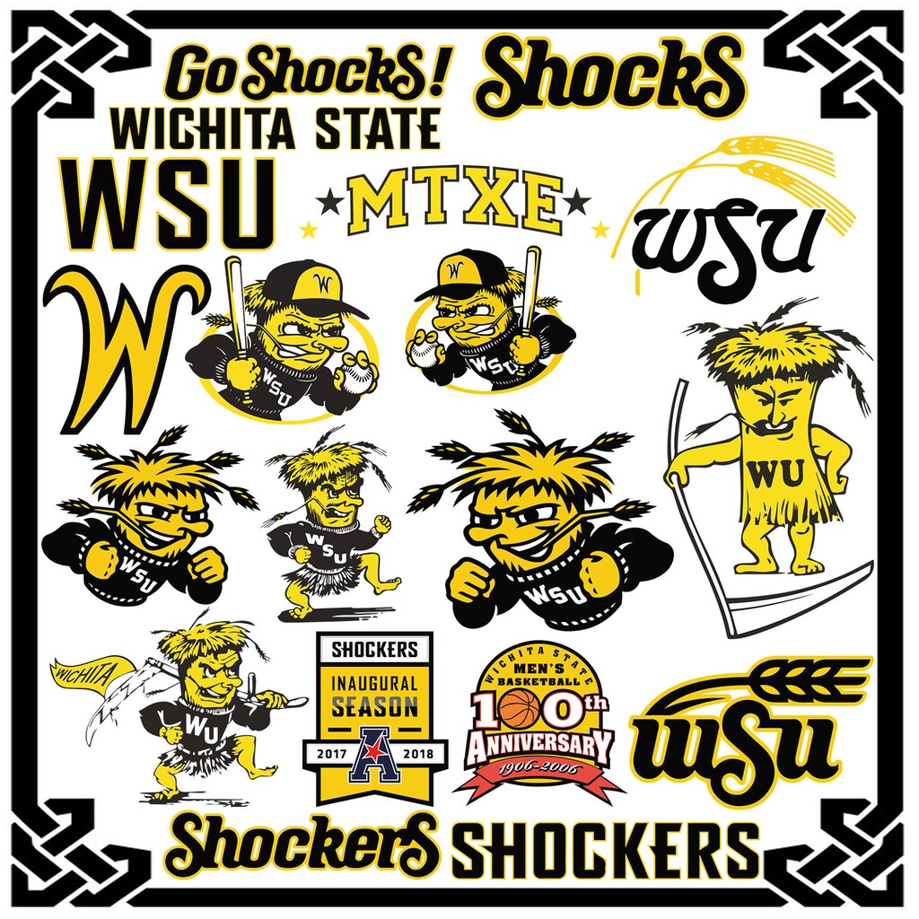Wincraft Bandiera Wichita State Shockers 3' X 5' – Poliestere Resistente Con Anelli A D