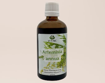 Artemisia Annua | Tinktur | Alkoholfrei | Reiner Pflanzenauszug | Einjähriger Beifuß | Artemisinin | 100ml |VITINC®