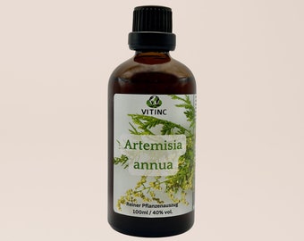 Artemisia Annua | Tinktur | Reiner Pflanzenauszug | Einjähriger Beifuß | Artemisinin | 100ml / 40%vol |VITINC®