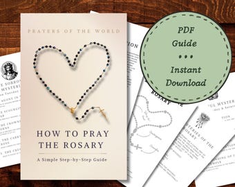 Hur man ber rosenkransen: En steg-för-steg-guide (digital nedladdning)