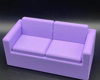 Mini sofá organizador de escritorio con compartimento de almacenamiento oculto, impresión 3D, regalo para la oficina, colores personalizados.