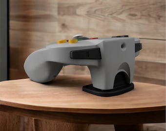 N64 ウォールディスプレイ、コントローラーウォールマウント、レトロゲームマウント、ニンテンドー64マウント、ゲームルームデコレーション、コンソールストレージマウント、N64 ウォールディスプレイ、
