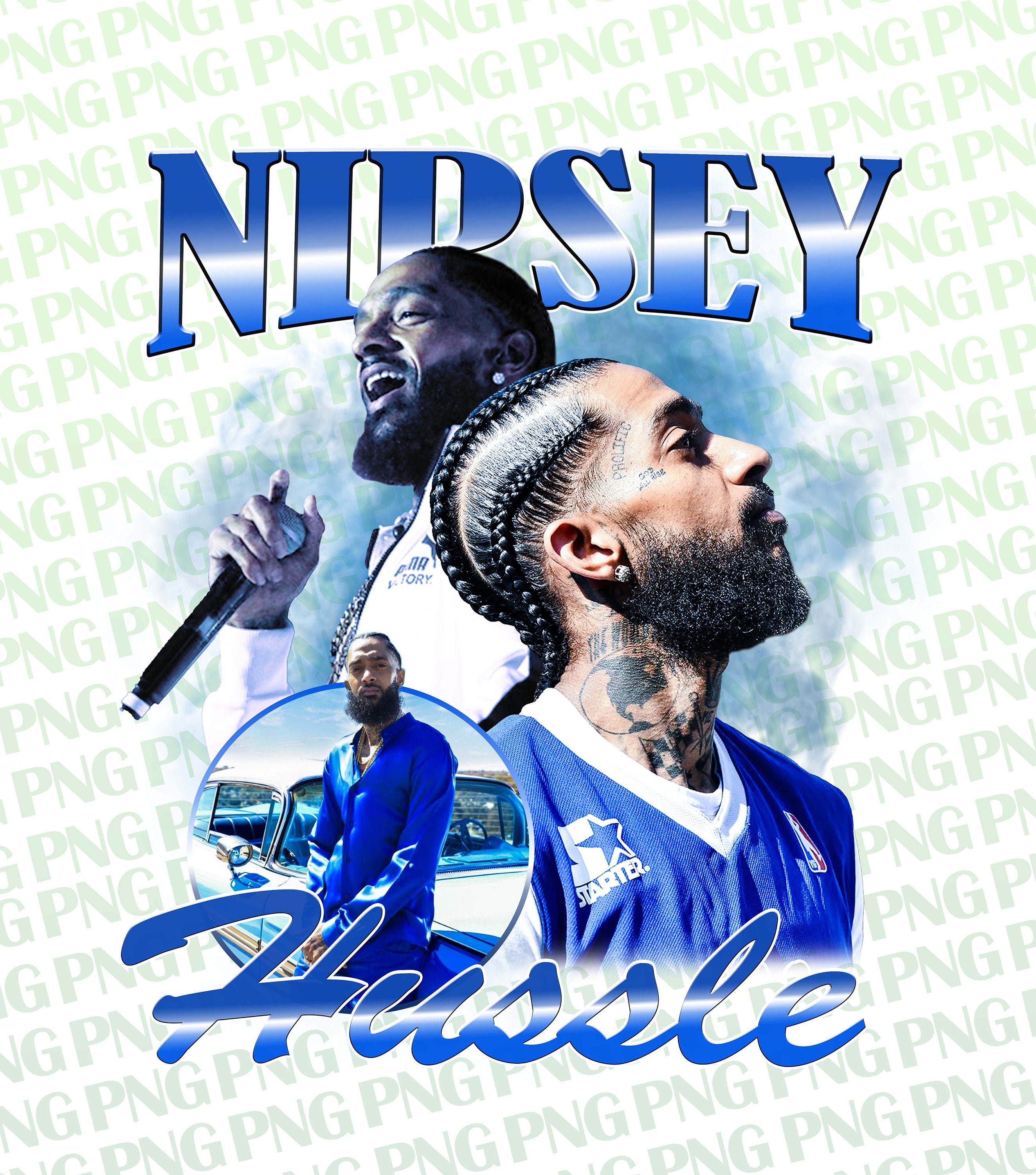 Nipsey Hussle Png , Ready to Print, Printable Design, Hiphop Artist ...