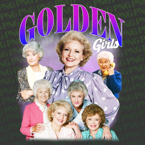 Golden Girls Thug Life Digital File, Golden Girls Thug Life Png, Instant Download, Golden Girls Clipart, 80s TV Sitcom, Trend Golden Girls
