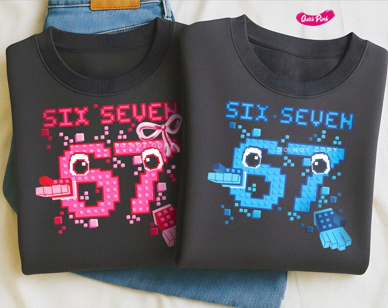 Steal a Brainrot Six Seven 67 Meme SVG PNG, Funny Viral Number Shirt ...