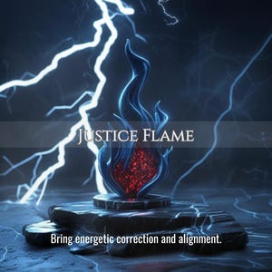 Justice Flame | Energetic Correction, Truth & Alignment | Same Day Delivery