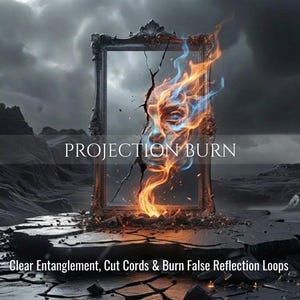 Projection Burn | Clear False Reflection, End Projection Loops & Restore Self-Authority | Same Day Delivery