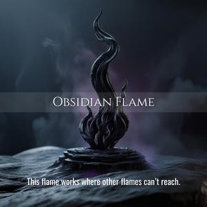 Obsidian Flame | Deep Shadow Healing, Cord Cutting & Energy Protection | Same Day Delivery