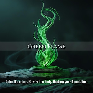 Green Flame | Nervous System Healing, Anxiety Relief & Inner Calm | Same Day Delivery