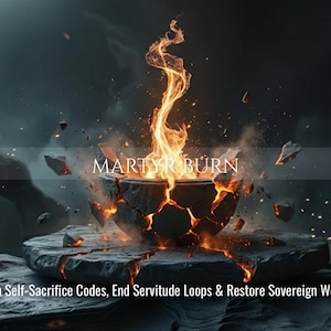 殉教者のバーン | 自己犠牲の掟を燃やし、奴隷のループを終わらせ、主権の価値を回復する | 当日配達