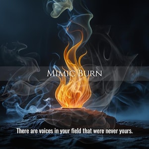 Mimic Burn | Energy Clearing to Remove False Voices, Negative Patterns & Corded Influence | Same Day Delivery