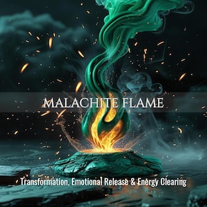 Malachite Flame | Transformation, Emotional Release & Energy Clearing | Same Day Delivery