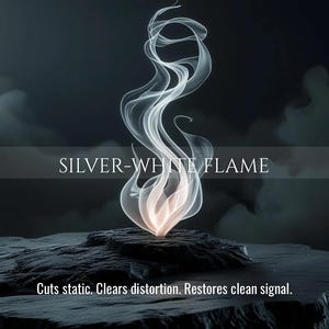 Silver-White Flame | Dissolve Distortion, Restore Clarity & Energetic Alignment | Same Day Delivery