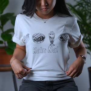 Kain Na Filipino Food Unisex Filipino T Shirt | Pinay Tshirt, Philippines Shirt, Tagalog Gifts, Filipino Gift, Funny Filipino Clothing