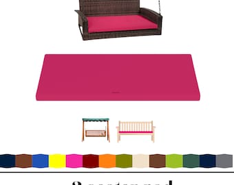 Garden Bench Seat Foam Pad in Different Sizes with Thick Waterproof Fabric Cover
