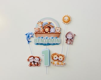 Noah Cake Topper / Noah's Ark Cake Topper