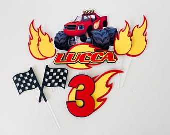 Monster Machines Cake Topper- Truck Cake Topper