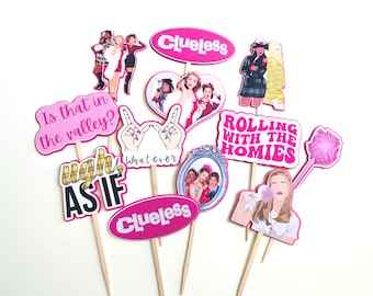 Clueless Cupcake Toppers.