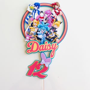 Custom Anime Cake Topper, Personalized Anime Cake Topper, Anime Birthday Party, Manga Anime Birthday party