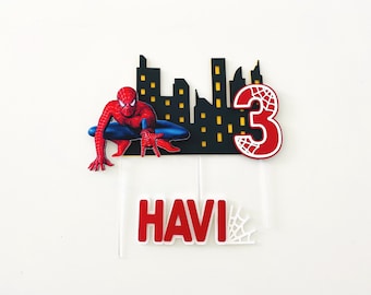Spider Man Cake Topper.