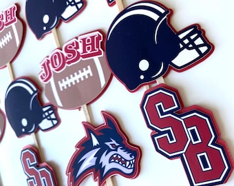 Graduation Personalized Cupcake Toppers.