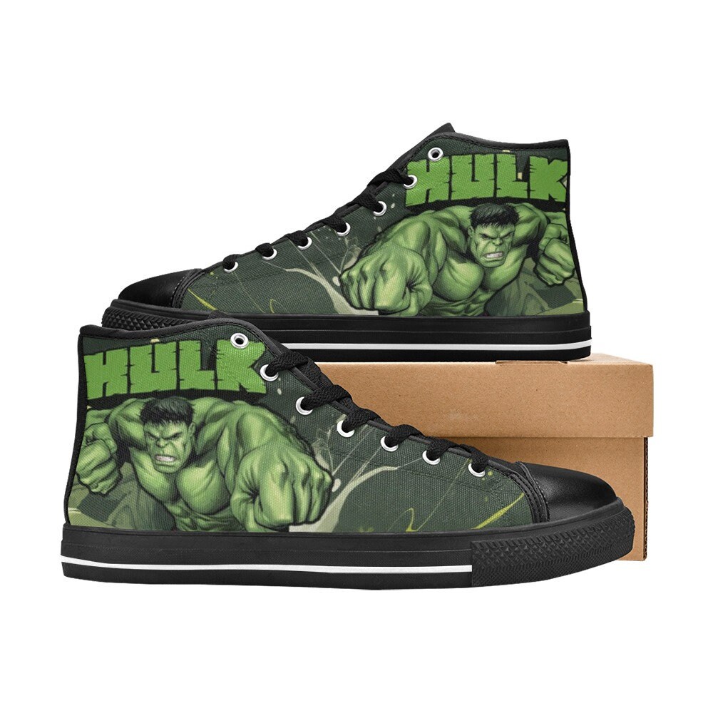 Hulk High Top Shoes Sneakers, Personalized Custom Kids, and Adult - Etsy