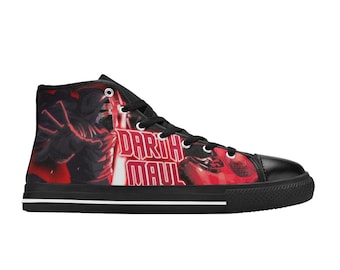 Tênis de cano alto Star Wars, personalizados para crianças e adultos