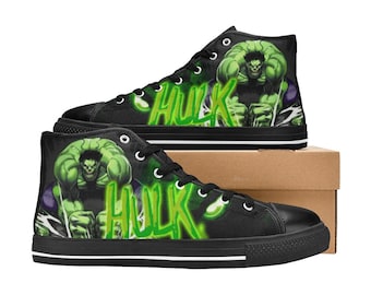 Hulk High Top Shoes, personalizowane buty dla dzieci i dorosłych