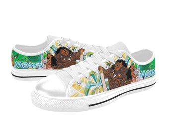 Zapatillas Moana Low Top Shoes, personalizadas para niños y adultos