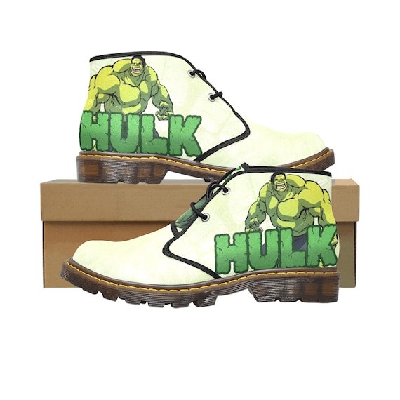 Hulk Custom Chuka Boots Unisex Adult Boots for Men and Women Fashion Footwear Combat Boots Canvas Shoes Etsy