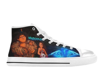 Zapatillas Moana High Top Shoes, personalizadas para niños y adultos