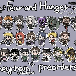Fear and Hunger keychain