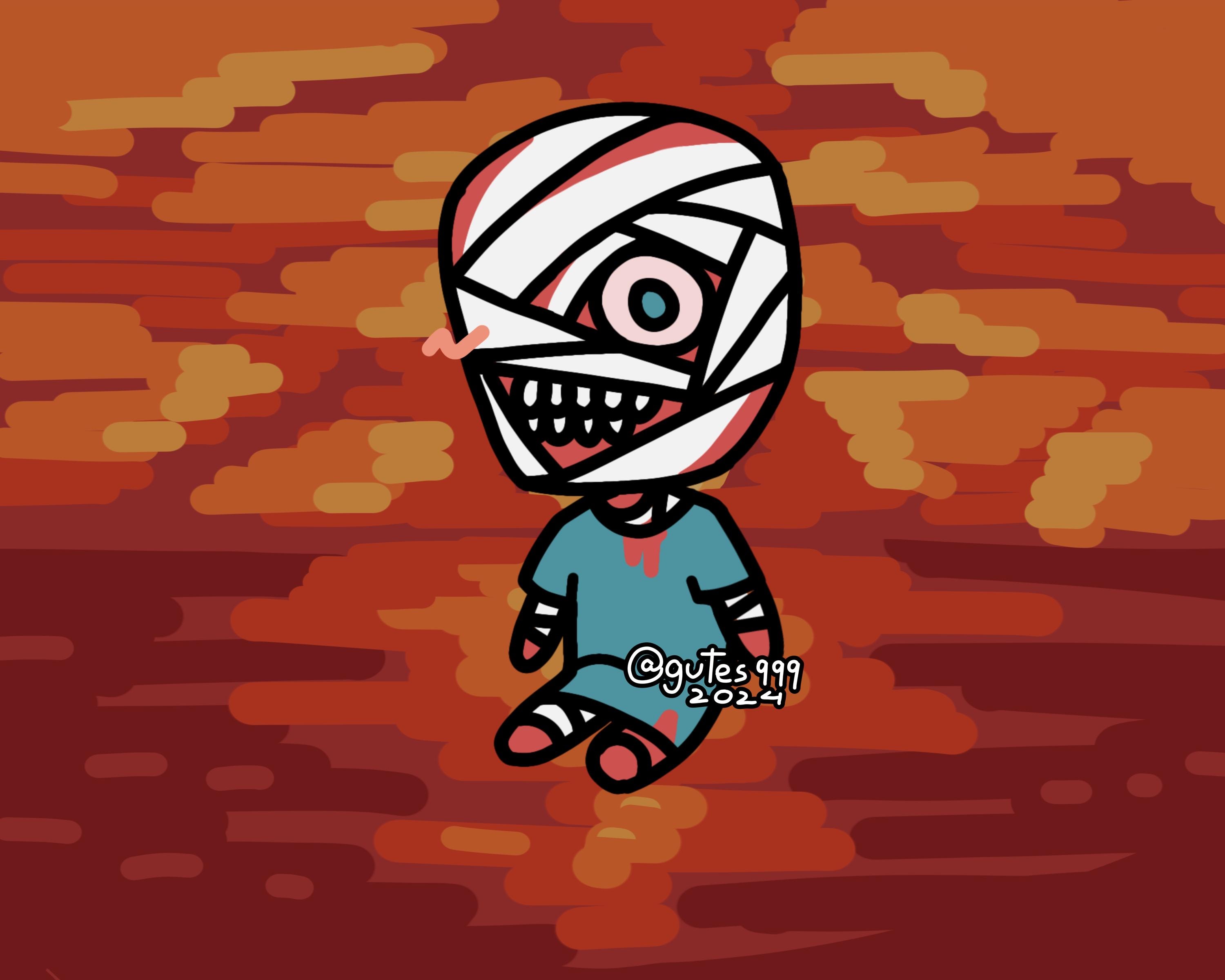 MOUTHWASHING キーホルダー + ステッカー、アーニャ、カーリー