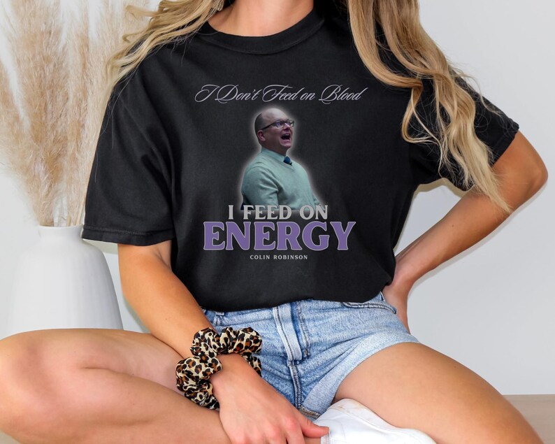 What We Do in the Shadows T-Shirt: Colin Robinson Energy Vampire Tee image 9