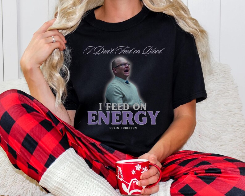 What We Do in the Shadows T-Shirt: Colin Robinson Energy Vampire Tee image 8