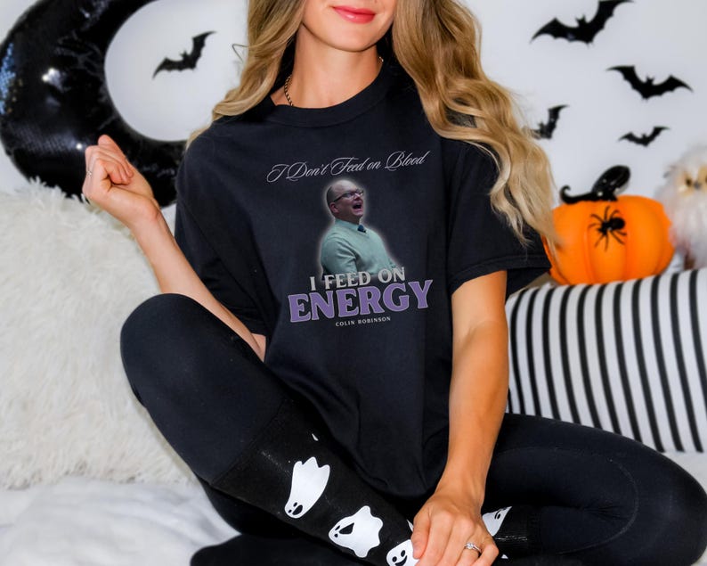 What We Do in the Shadows T-Shirt: Colin Robinson Energy Vampire Tee image 7