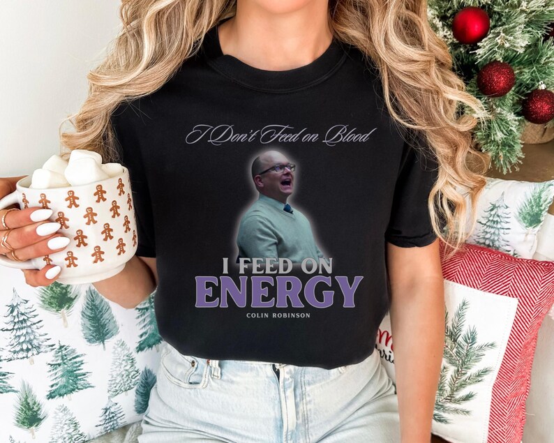 What We Do in the Shadows T-Shirt: Colin Robinson Energy Vampire Tee image 10